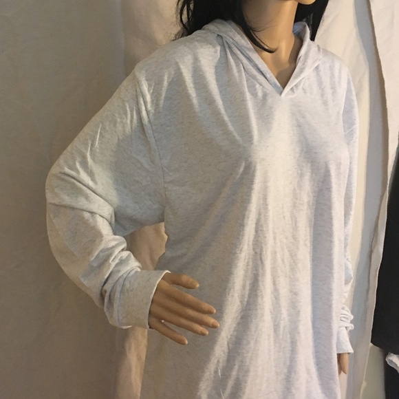 Next Level Apparel gray men's hoodie size 2XL - Picture 2 of 4